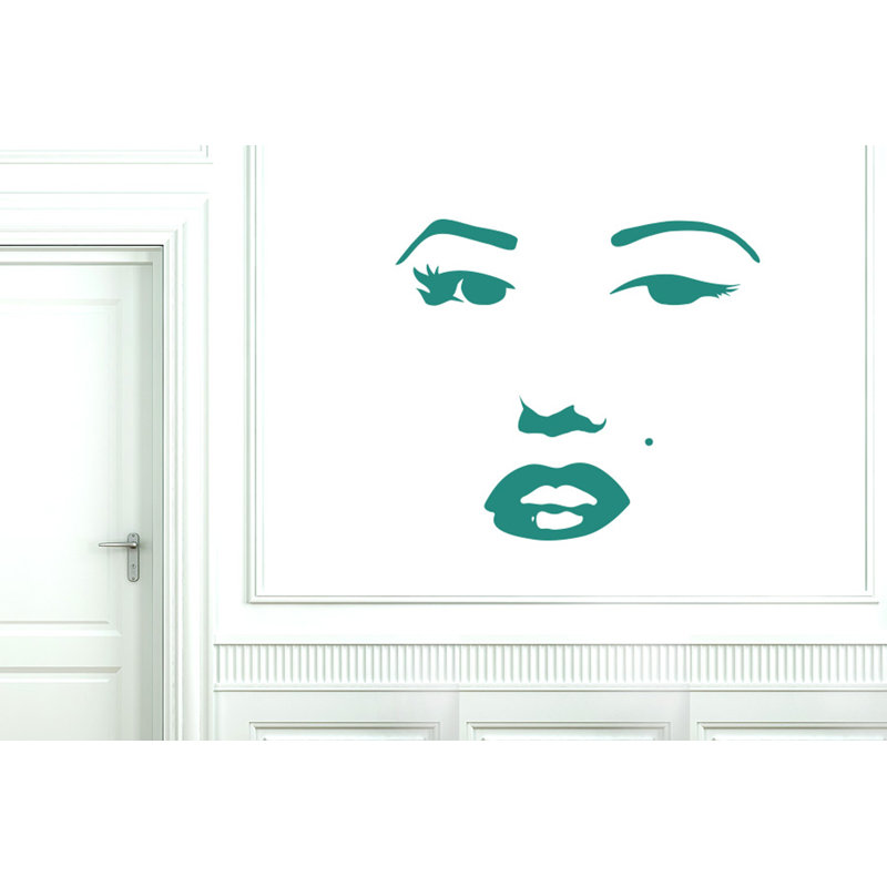 Entertainment Wall Decal, Aqua Green, Large