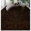 Hand Knotted Wool Area Rug in Black