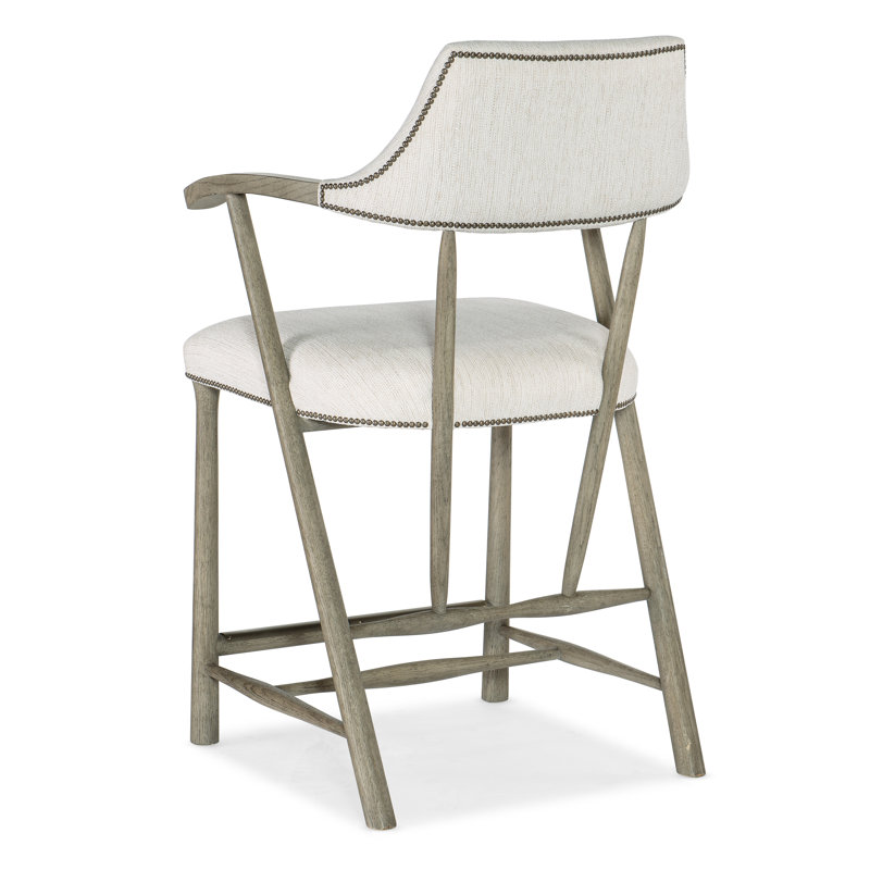 Linville Falls 24" Full-Back Counter Stool, Gray