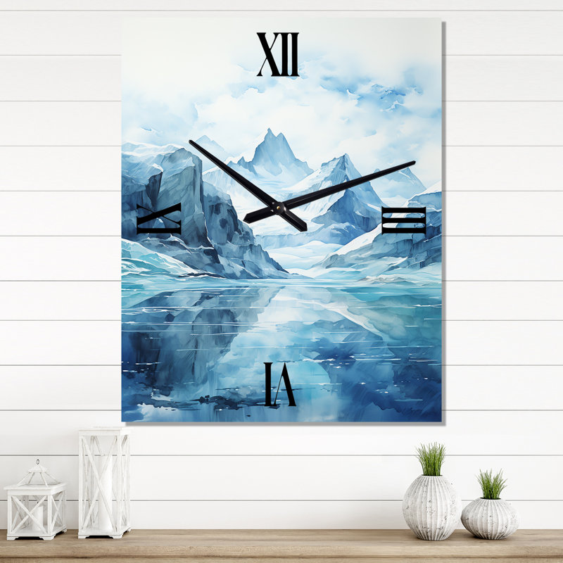 Horloge murale moderne Jaquavius, H 32 po x l 24 po x P 1 po