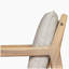 Outdoor Acacia Wood Loveseat with Coffee Table, Light Teak Frame, Beige Cushion