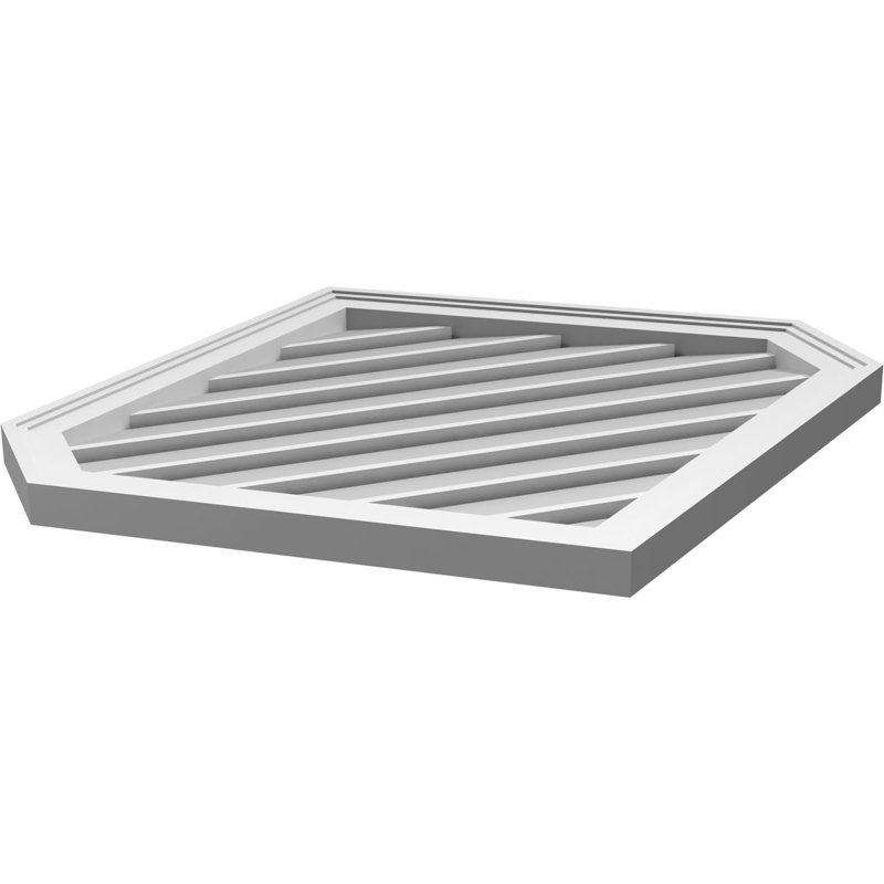 Pente verticale verticale en uréthane 9 pi, H 1,5 po x l 32 po x L 30 po