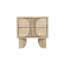 Hina 2-Drawer Acacia Nightstand