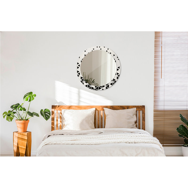 Huldar Glass Flat Wall Mirror