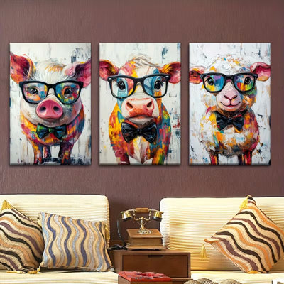 3 Piece Wrapped Canvas Print