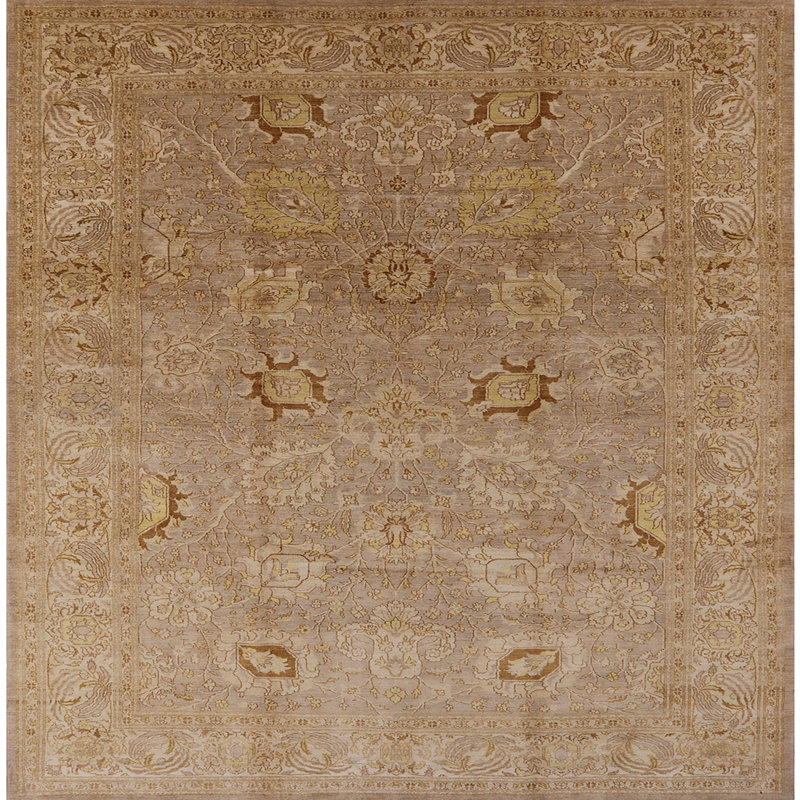 Tapis brun Starki, Carré 8 pi