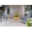 Bois de rose H 46,75 po x l 38,13 po avec treillis