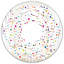 Miroir mural Whirl Waves of Polka Dots-45629522