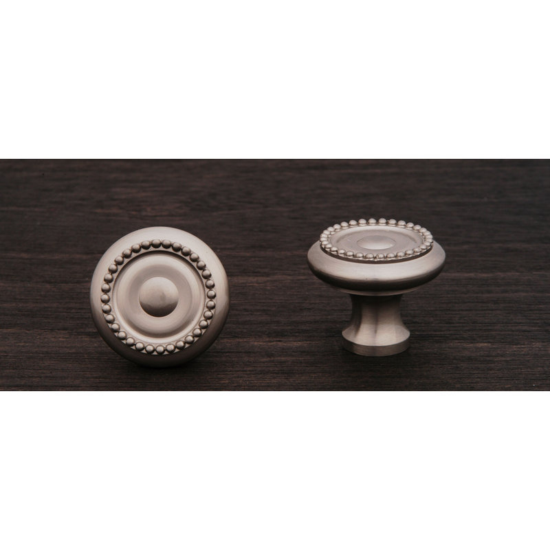 Poignée champignon perlée 1 1/4 po CK Series, Nickel satiné