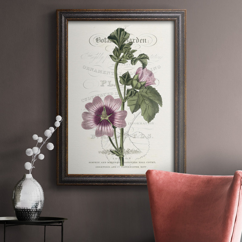 Flower Garden Varietals IV, toile encadrée de qualité supérieure - prête à être accrochée, H 20 po x l 16 po x P 2,5 po