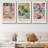 Classical Artwork French Floral Window Girl Woman Colorful Abstract Still Life - Canvas 3 Pieces Henri Matisse Print-91280340-91280341
