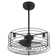 Seren 24" 3-Light Fandelier in Oil Rubbed Bronze with Remote Control