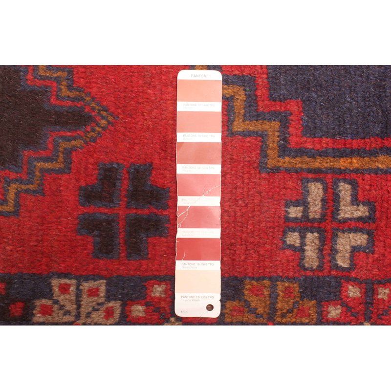 Rizbaft Red Rug 3'7" x 6'4"
