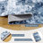 4x6ft Machine-washable Carpet, Cashmere-Look Rug with Non-Slip Backing and Durable Edging, Modern Oil Painting Style Rug Suitable for Living Room, Bedroom, Dining Room-744728557-740050408