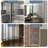 3D Striped Pattern Frosted Decorative Window Decal-1499867109