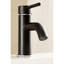 Robinet pour salle de bain à poignée simple et un trou à fixation sur comptoir et bonde mécanique Kingston Brass Concord-36754114