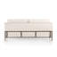 Canapé à accoudoirs carrés en mélange de polyester 74 po Whitman-87955396