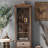 Burlywood Solid Wood Display Cases