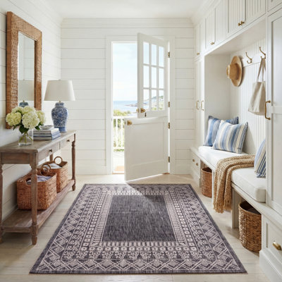 Tapis d'intérieur / extérieur Amedee Performance Southwestern