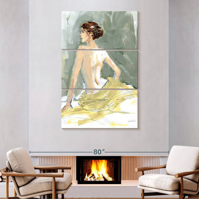 Leisha Nude, 74" H x 48" W