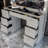 Boahaus Yara Large Lighted Makeup Vanity Desk with Big Mirror and Built-In Lights-106032960-106032959