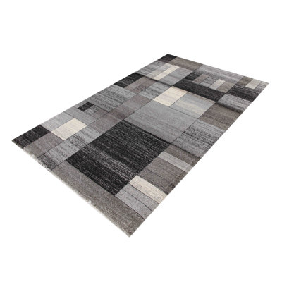 Rectangle Geometric Hand Woven Area Rug