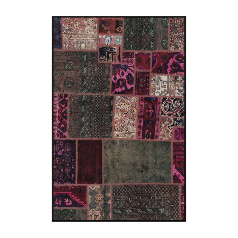 Abstract Indoor Rug, Rectangle 7' x 10'