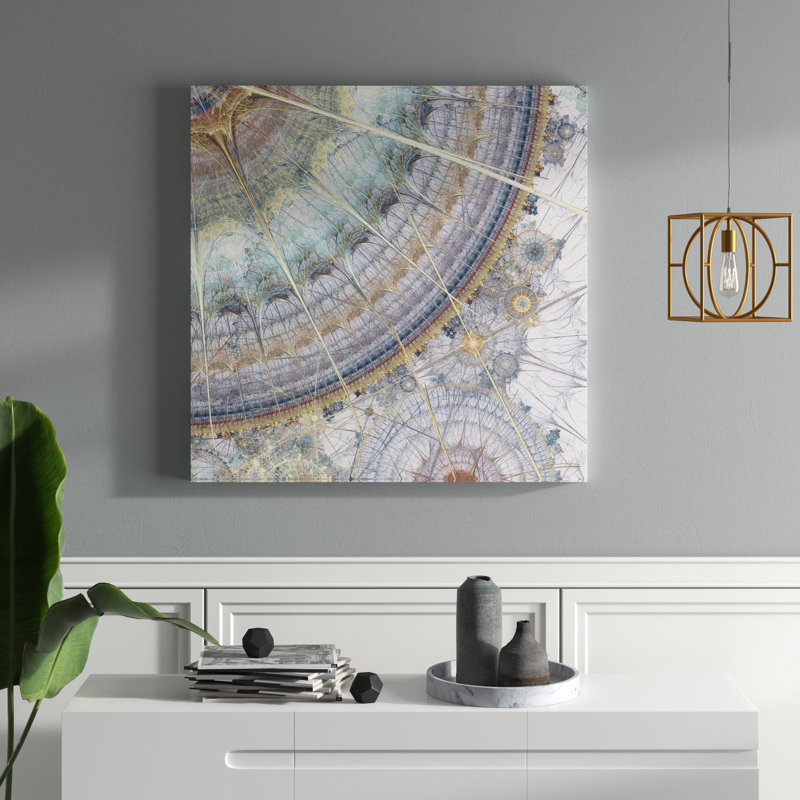 " Clockworks IV ", 40" H x 40" W x 1.5" D, Wrapped Canvas