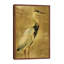 Gold Crane At Dusk I - Floater Frame Print on Canvas-1572203976-1545041872