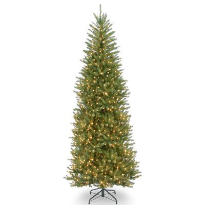 Dunhill Fir Slim Tree with Clear Lights