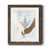 Papier, cadre noyer