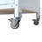Rustic Foldable Outdoor Kitchen Island With Stainless Steel Top And Fir Wood Frame-124955585