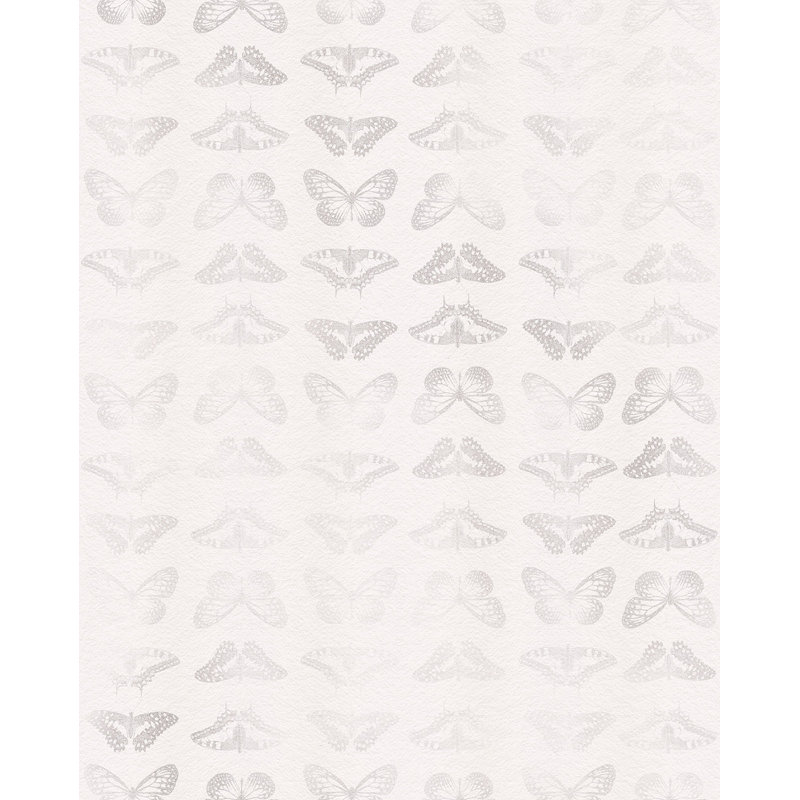 Panneau mural 4 panneaux L 8,2 pi x l 78,8 po Chatsworth Mur de Papillons