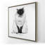 Toile de chat siamois aux yeux bleus