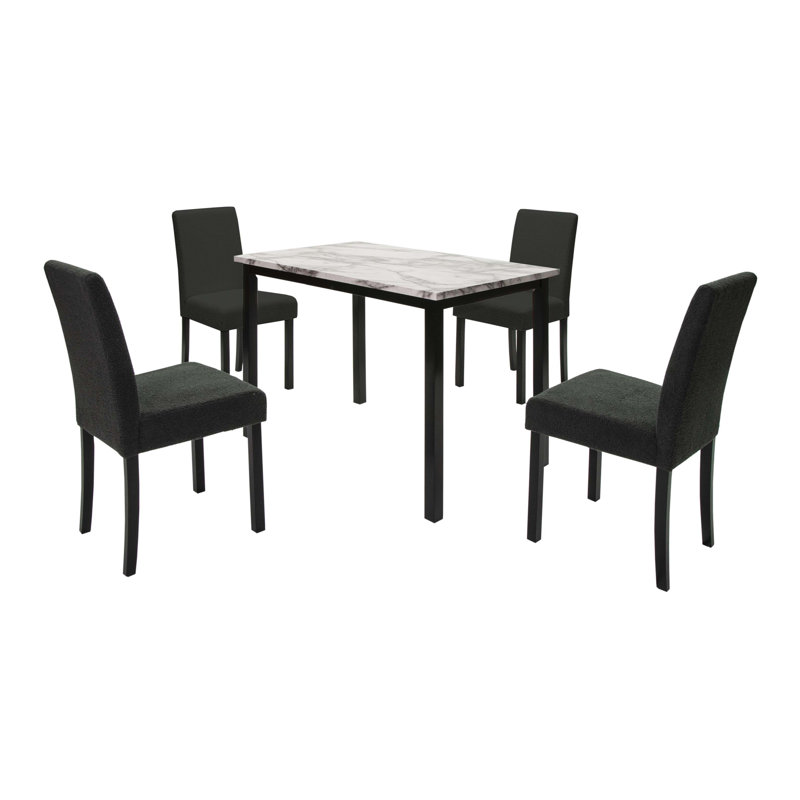 5 - Piece Dining Set, Charcoal