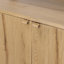 Stefano Bookcase-Worn Oak