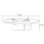 Table basse simple de style crème moderne-105974130