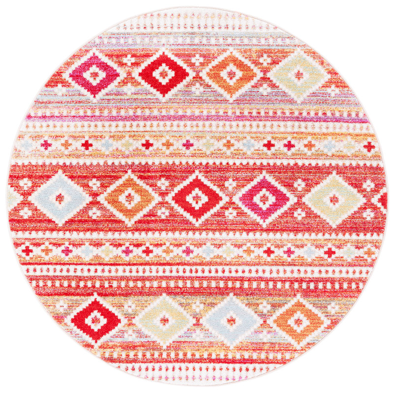 Jalyn Performance Southwestern Rug, Round 6'