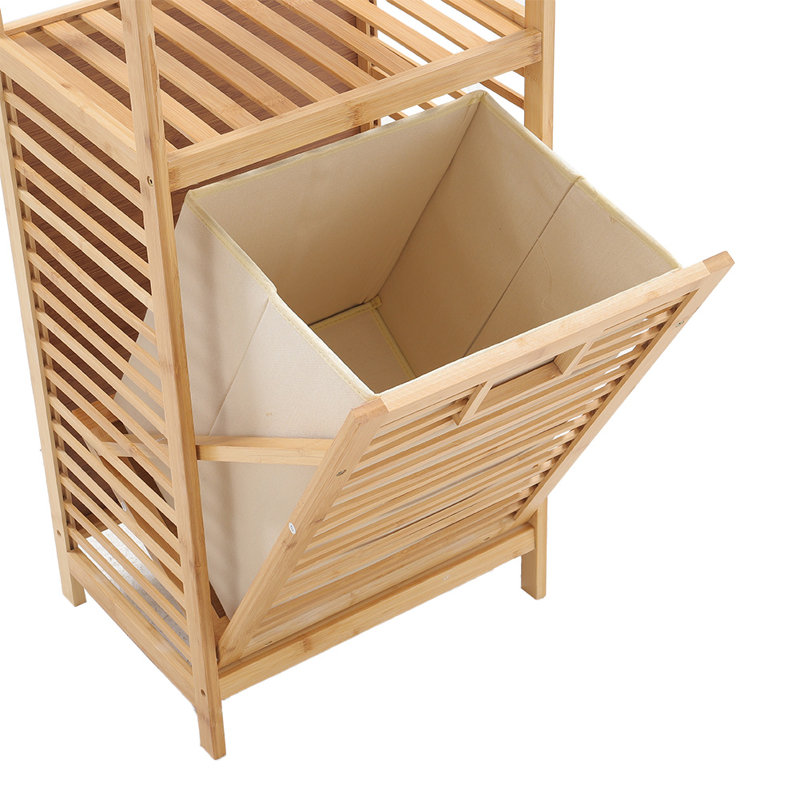 Bamboo Laundry Basket with Handles