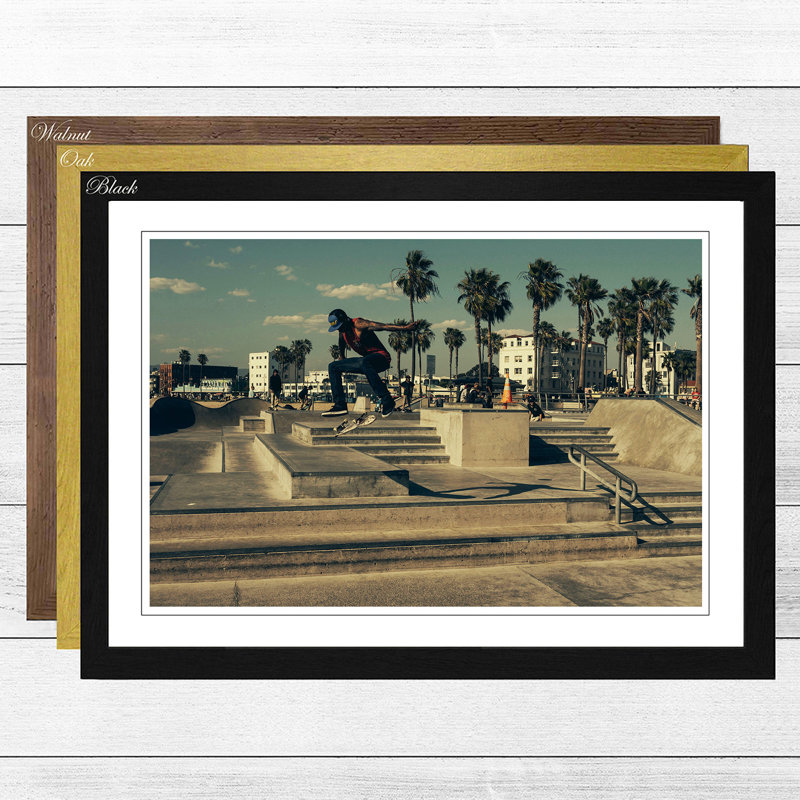 Single Picture Frame Print, Black