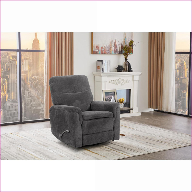 Fauteuils inclinables | Fauteuil inclinable manuel pivotant Cozy | Bronze industriel | Polyester Microber