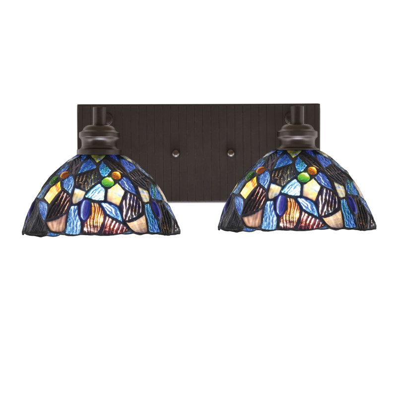 Éclairage pour meuble-lavabo 2 lumières Alaura, Espresso