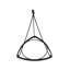 Pot de fleurs suspendu en fer Rouleau-1756795422