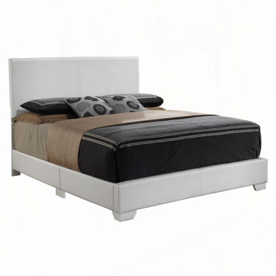 PU Faux Leather Upholstered Bed