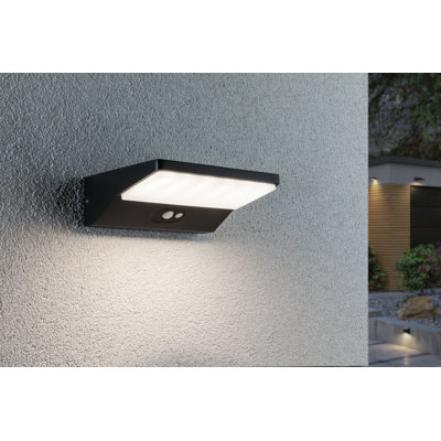 LED-Außenwandleuchte Alu mit Bewegungssensor