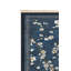 Tapis botanique 100% coton indigo lavable à la machine 4 pi x 6 pi