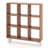 George Oliver 1 Pcs 9-cube Bookcase With 6 Removable Shelves Raised Support Feet For Living Room-1980606455