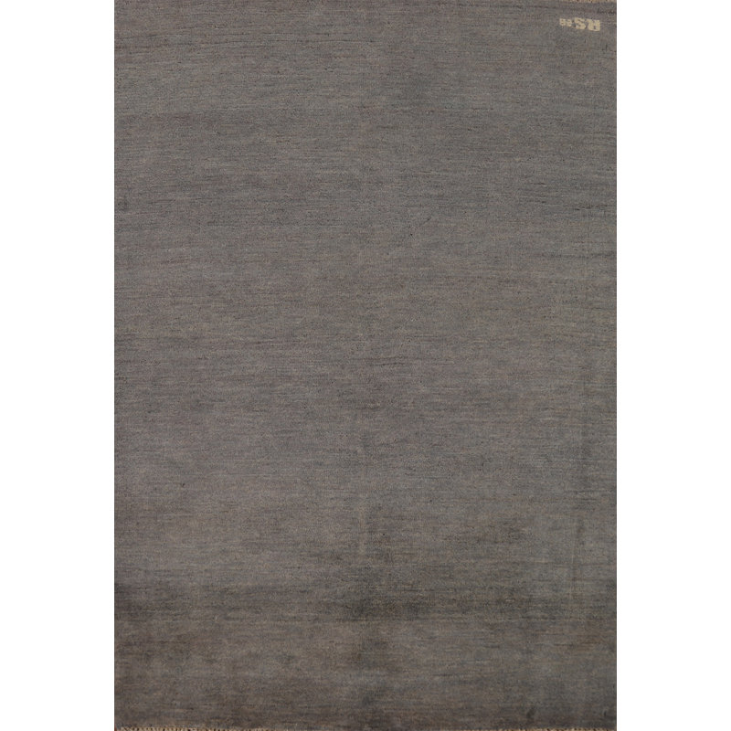 Tapis moderne en laine fabriqué à la main Gabbeh 4 x 6