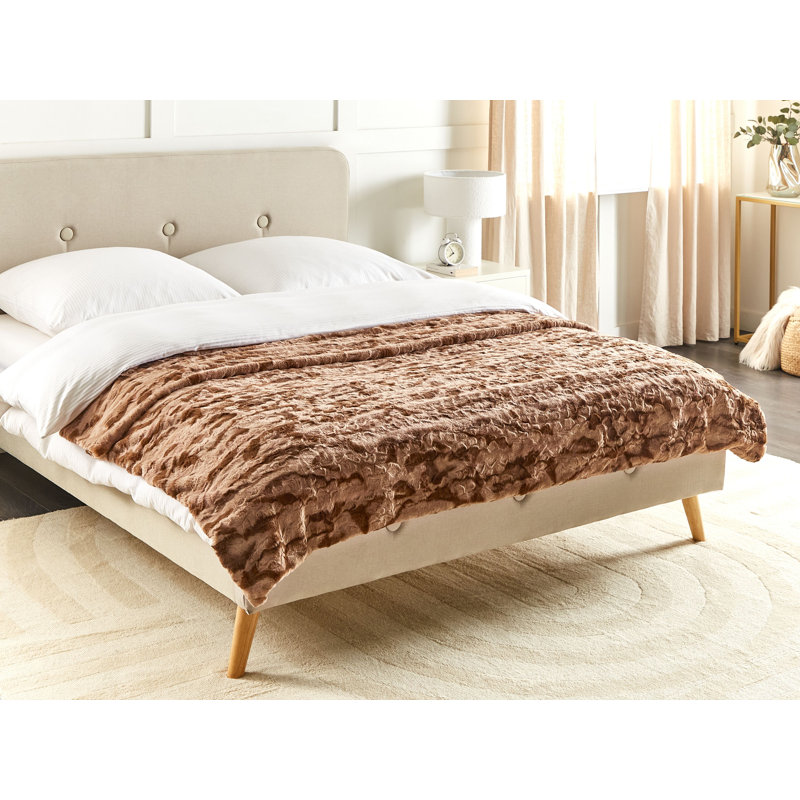 BAKIRA Polyester Animal Print Bedspread