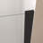 Shower Door  - Matte Black Aluminum Frame Material, Half Frame,1/4"(6Mm) Tempered Glass Explosion Proof Film-122071493